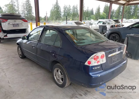 2001 Honda Civic Ex from USA, damaged, VIN JHMES26751S000628